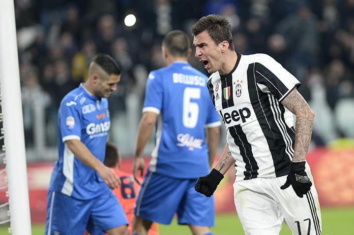 Juve, un passettino verso lo scudetto 36 mandzukic juve empoli 2017