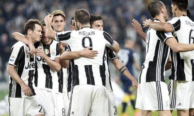 juve chievo 2017 esultanza gol higuain