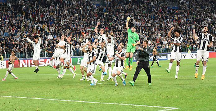 Allegri nel post: «Glik? Dobbiamo ringraziarlo...» 36 esultanza juventus monaco 2017 champions 2