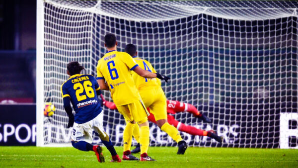 Caceres verona juventus dicembre