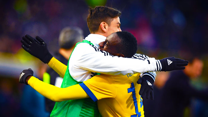 Juventus vs razzismo 1-0: ecco l'iniziativa dei bianconeri 36 dybala matuidi esultanza juventus dicembre 2017