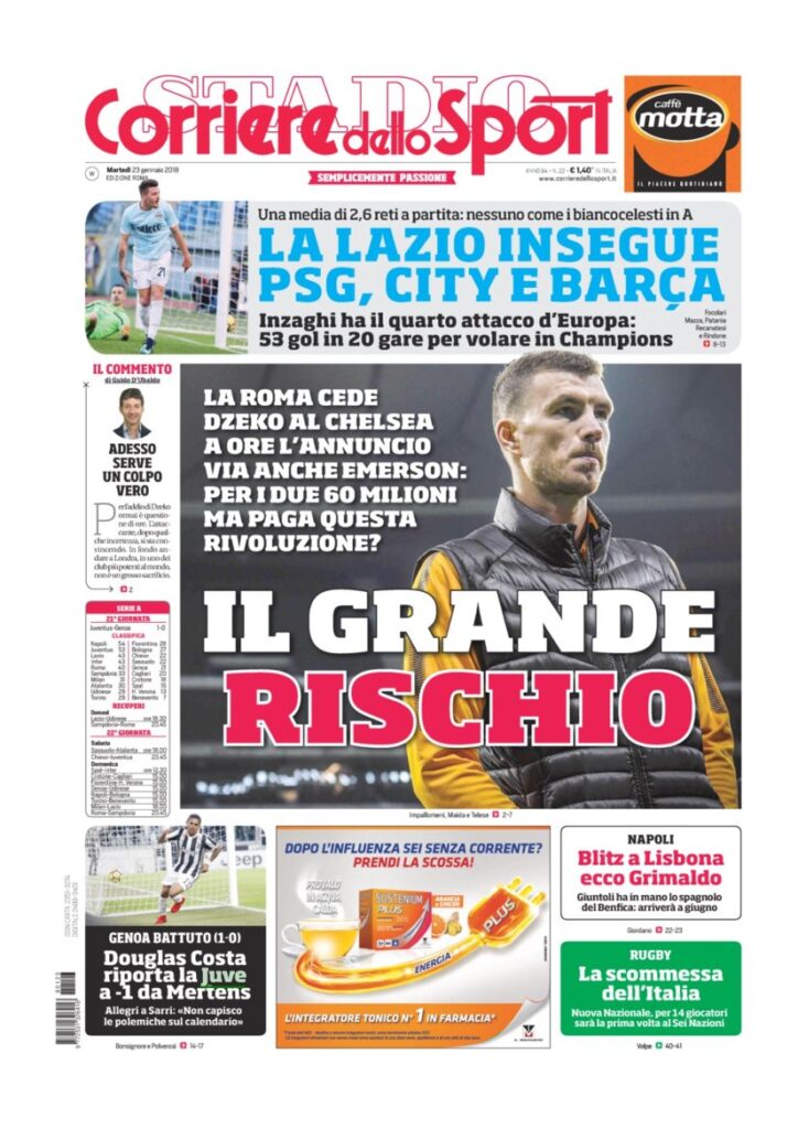 Rassegna Bianconera di martedì 23 gennaio 2018 2 CS23118