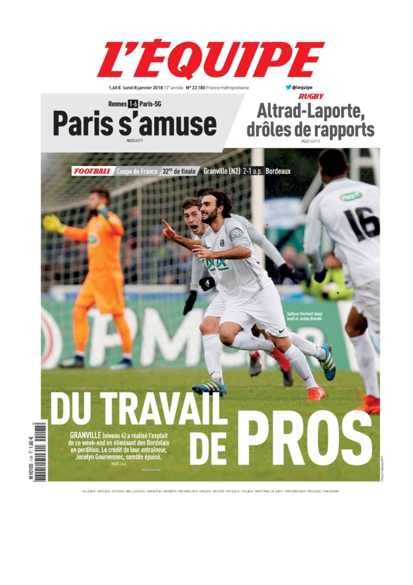 Rassegna Bianconera di lunedì 8 gennaio 2018 36 EQUIPE