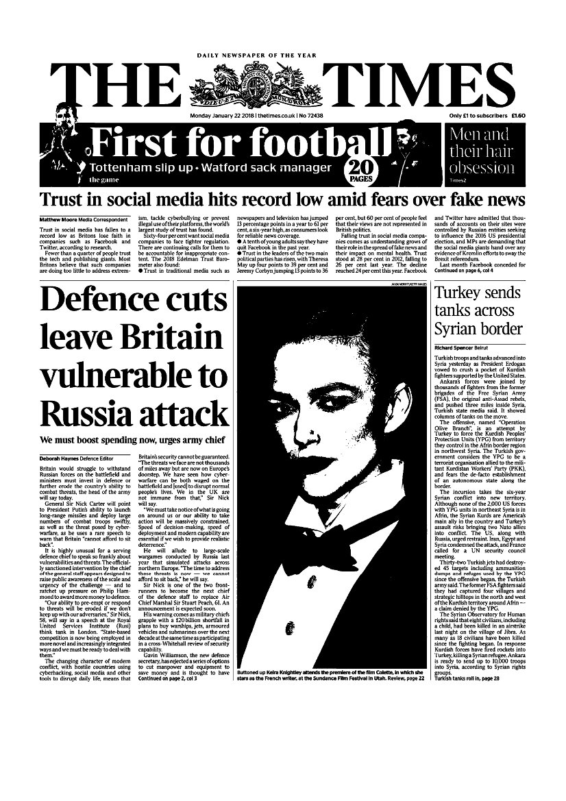 Rassegna Bianconera di lunedì 22 gennaio 2018 36 TH