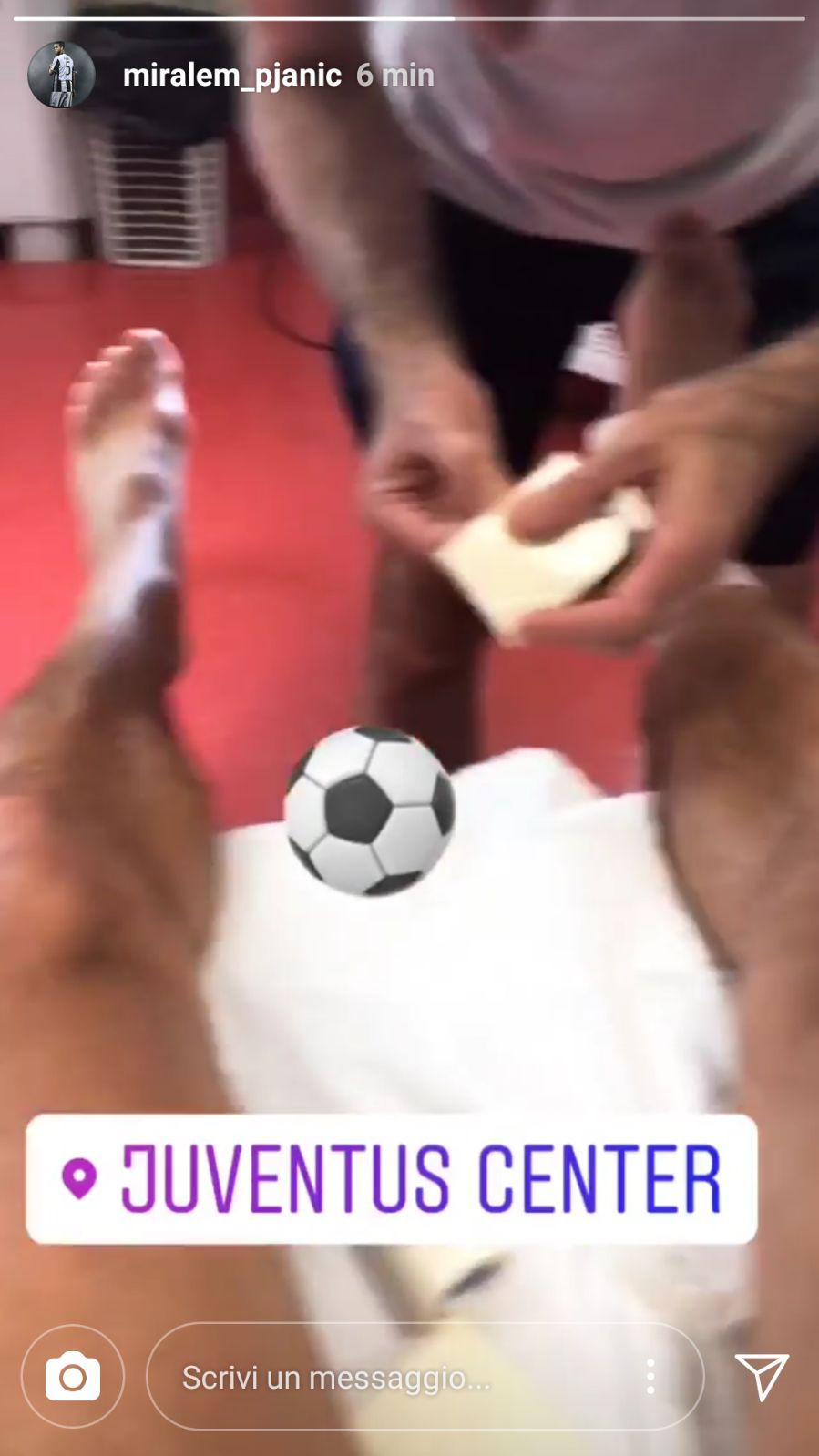 Vinovo, Pjanic in infermeria durante la seduta - FOTO 39 WhatsApp Image 2018 02 08 at 13.58.13