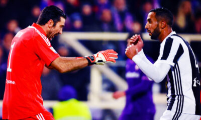 buffon benatia juventus febbraio 2018