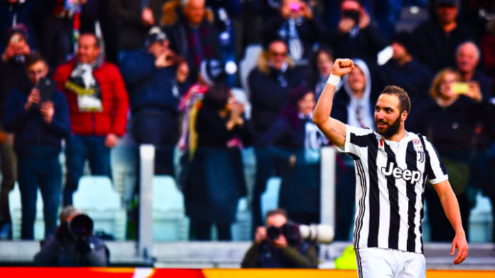 A tutto Higuain: «Grazie Marchisio! Tottenham? Pensiamo alla Fiorentina» 36 higuain esultanza bis juventus febbraio 2018