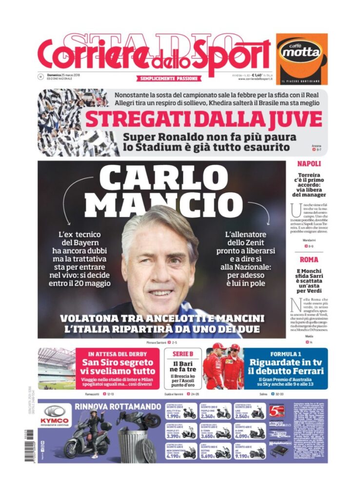 Rassegna Bianconera di domenica 25 marzo 2018 2 CDS25318