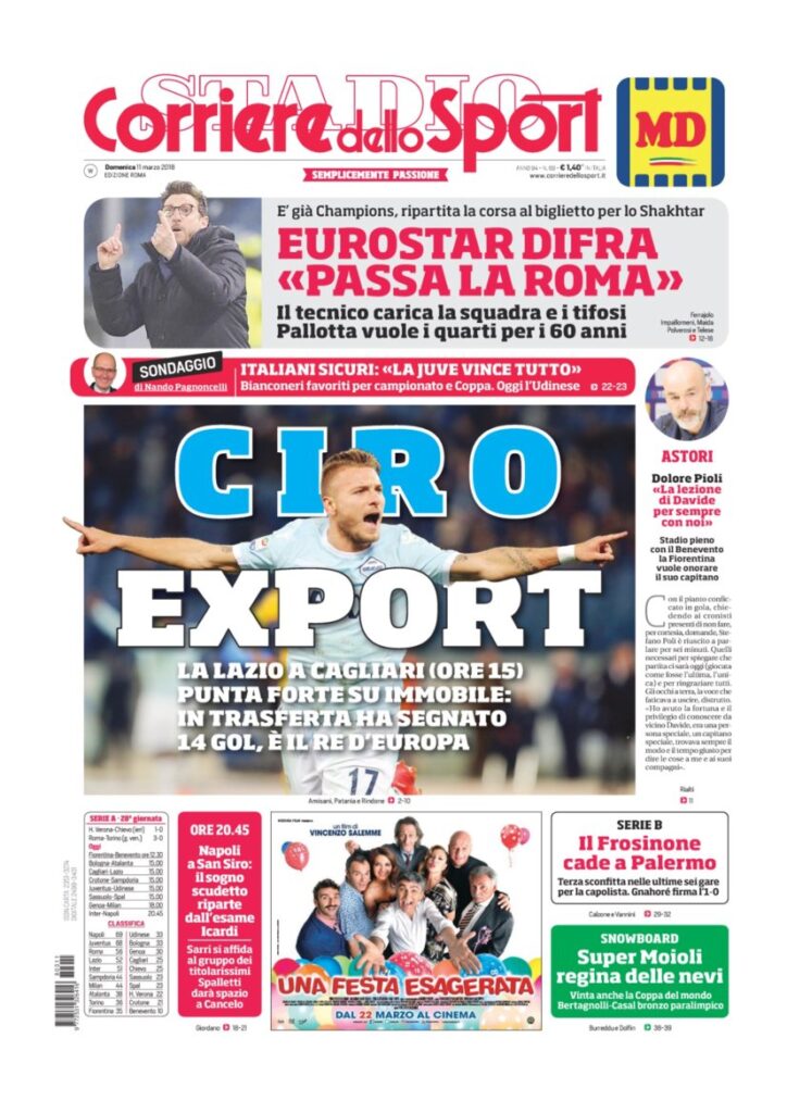 Rassegna Bianconera di domenica 11 marzo 2018 4 CS11318