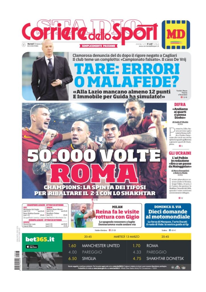 Rassegna Bianconera di martedì 13 marzo 2018 2 CS13318