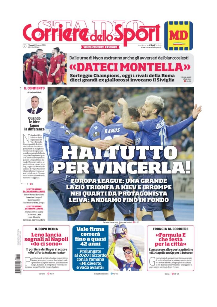 Rassegna Bianconera di venerdì 16 marzo 2018 3 CS16318