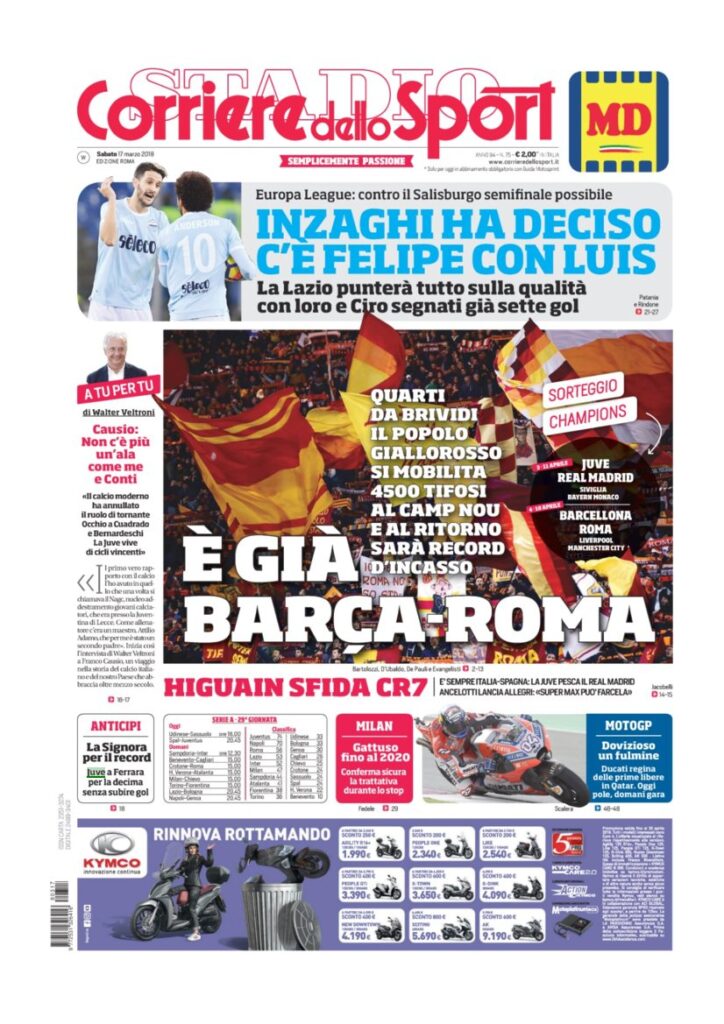 Rassegna Bianconera di sabato 17 marzo 2018 4 CS17318