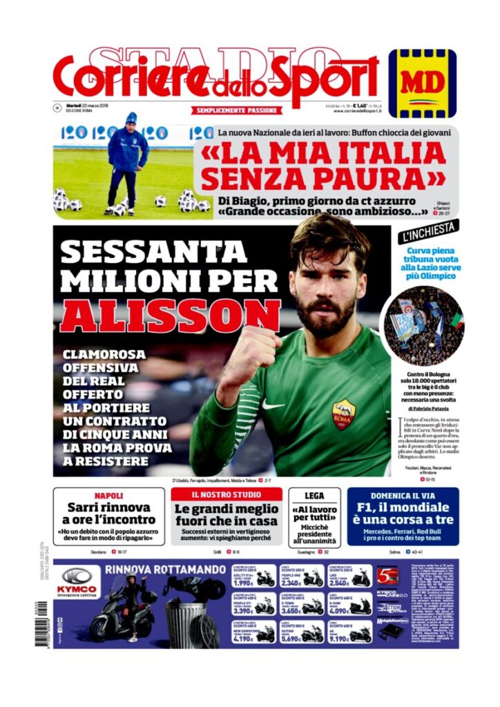 Rassegna Bianconera di martedì 20 marzo 2018 2 CS20318