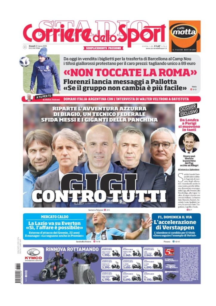 Rassegna Bianconera di giovedì 22 marzo 2018 3 CS22318