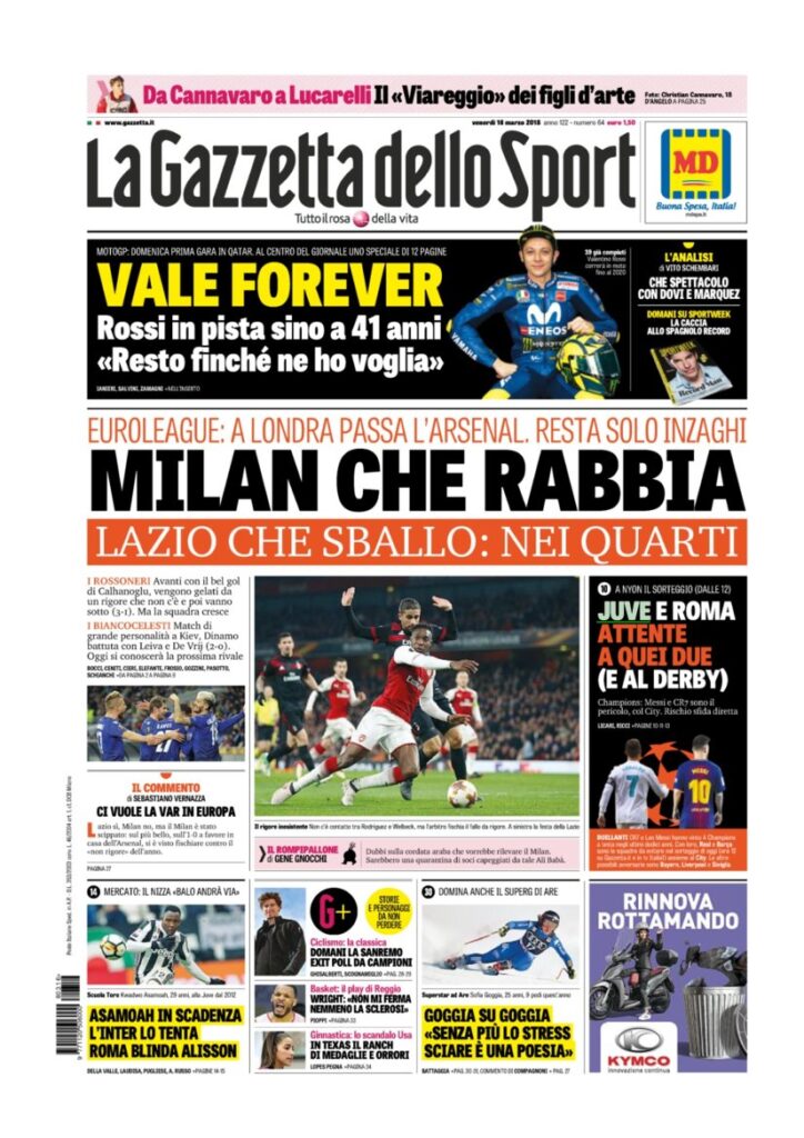 Rassegna Bianconera di venerdì 16 marzo 2018 4 GDS16318