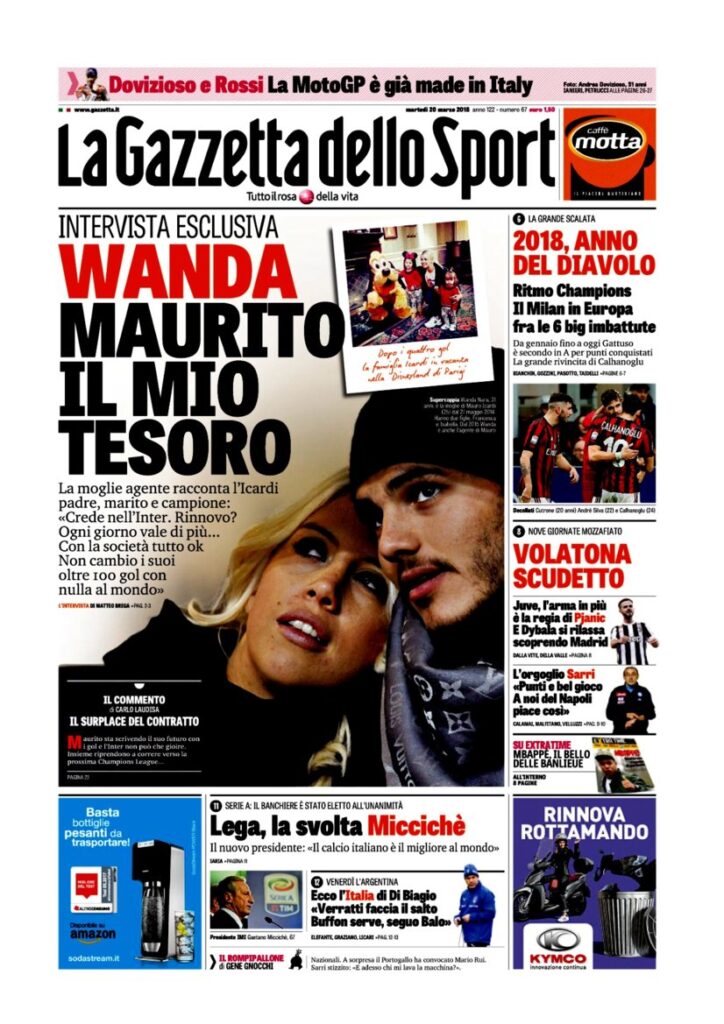 Rassegna Bianconera di martedì 20 marzo 2018 3 GDS20318