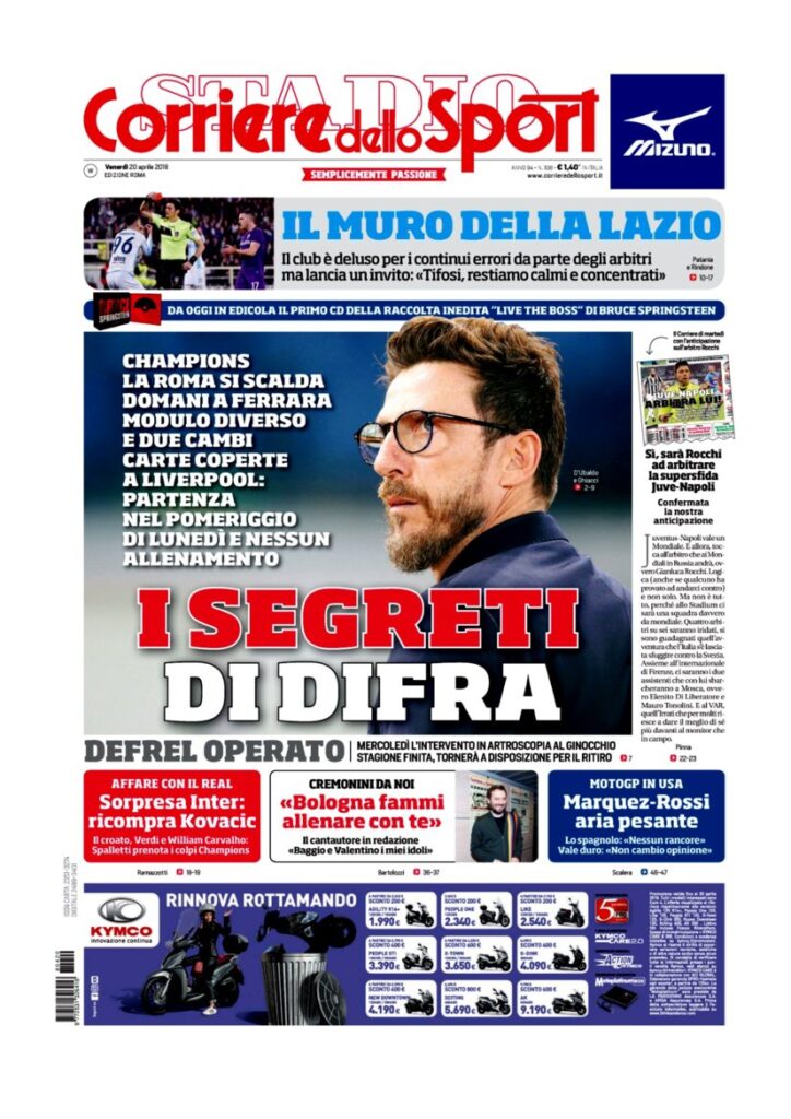 Rassegna Bianconera di venerdì 20 aprile 2018 3 CS20418