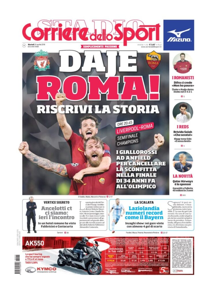 Rassegna Bianconera di martedì 24 aprile 2018 4 CS24418