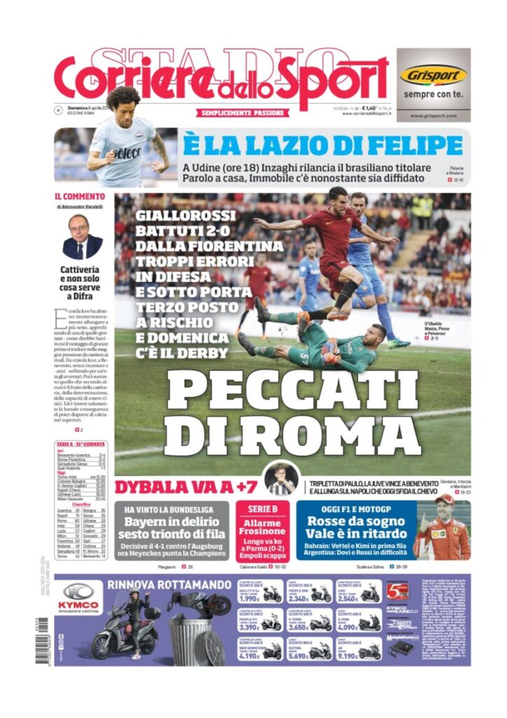 Rassegna Bianconera di domenica 8 aprile 2018 2 CS8418