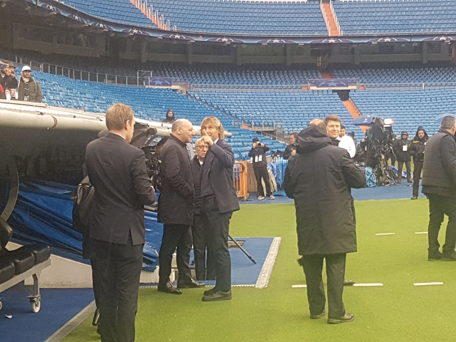 Real Madrid-Juve, walk around dei bianconeri al Bernabeu 36 walk around juve