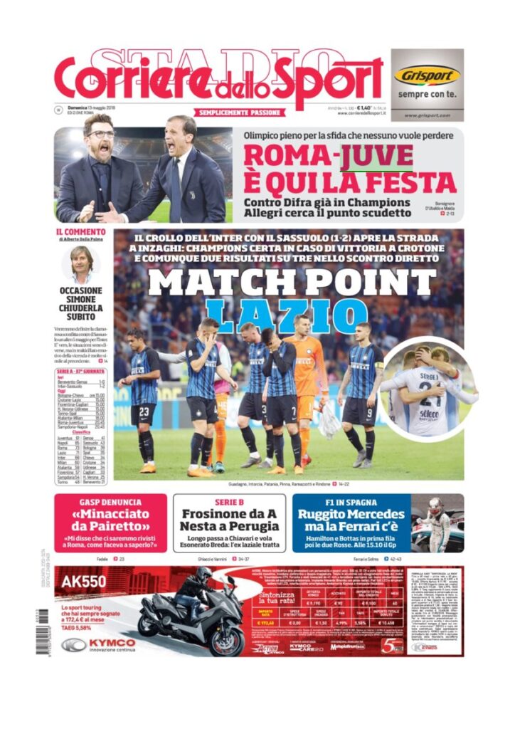 Rassegna Bianconera di domenica 13 maggio 2018 4 CS13518