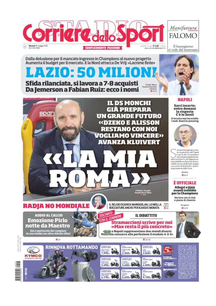 Rassegna Bianconera di martedì 22 maggio 2018 2 CS22518