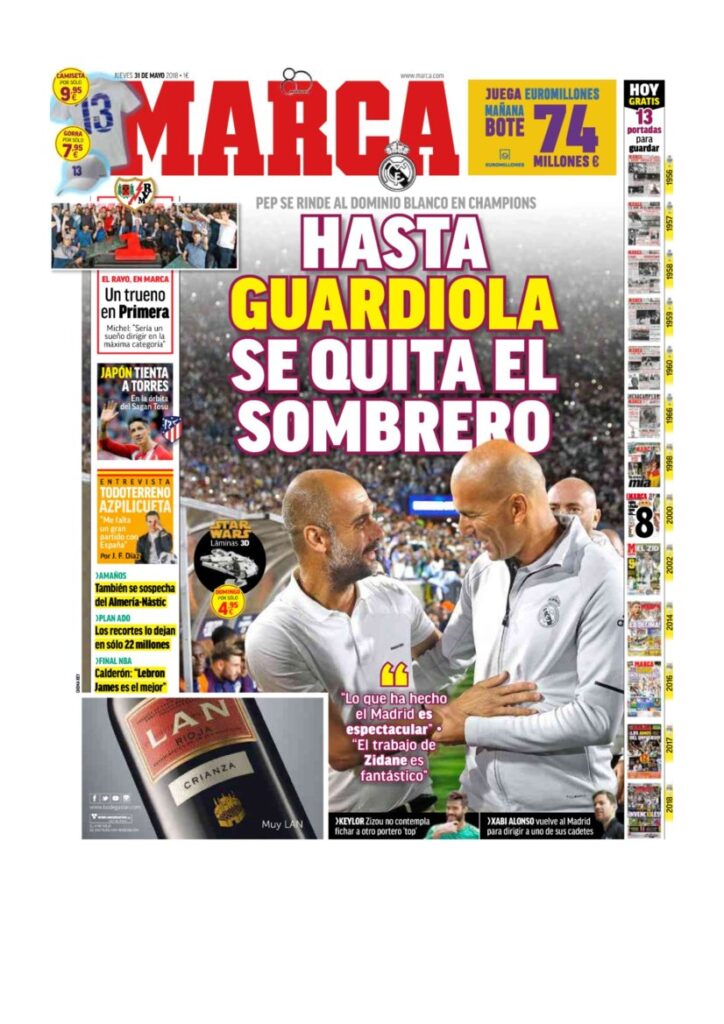 Rassegna Bianconera di giovedì 31 maggio 2018 5 T 14