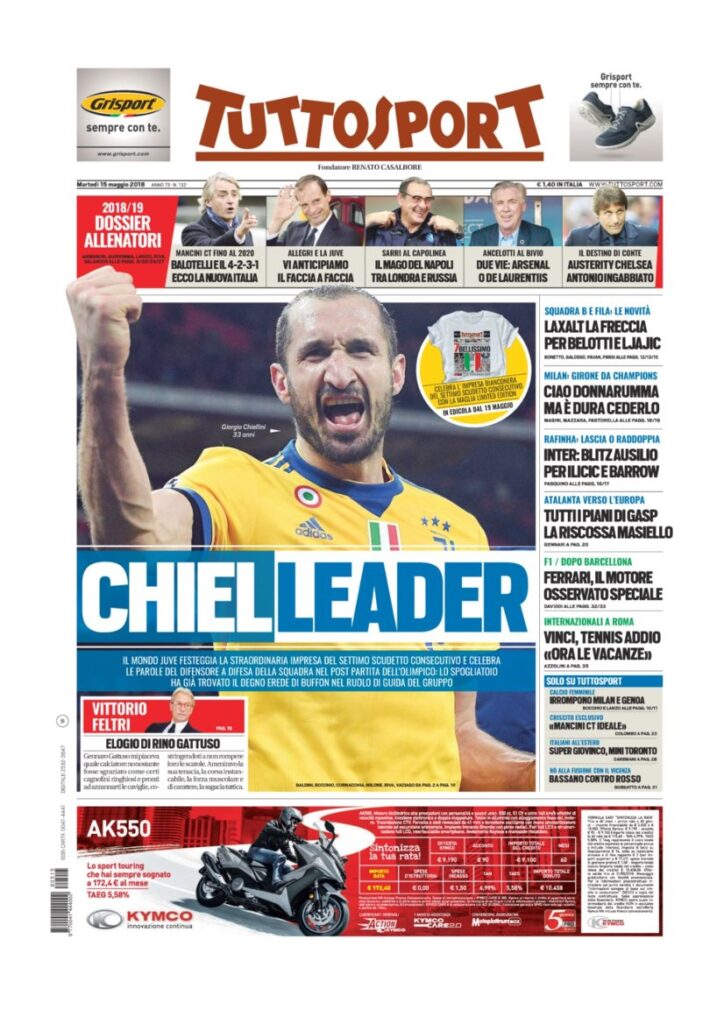 Rassegna Bianconera di martedì 15 maggio 2018 4 TS15518