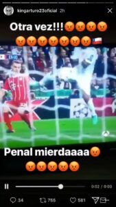Vidal è una furia su Instagram, preso di mira il Real Madrid: «Ratones» - FOTO 41 Vidal 1