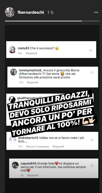 Bernardeschi tranquillizza tutti: «Devo solo riposarmi ancora un po'» - FOTO 39 bernardeschi stories