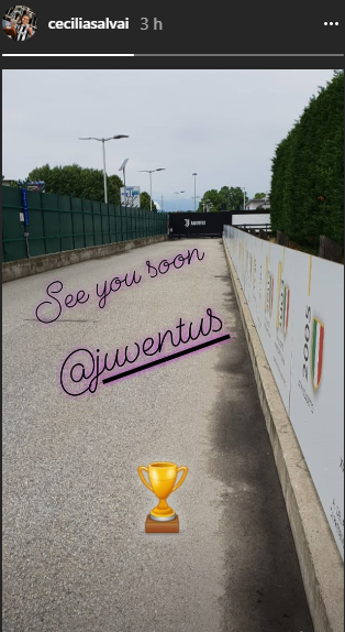 Ultimo allenamento per le Women, Salvai: «A presto Juventus» - FOTO 39 cecilia salvai social