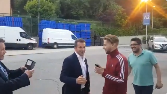 Del Piero all'Olimpico per Roma-Juve - VIDEO 36 del piero