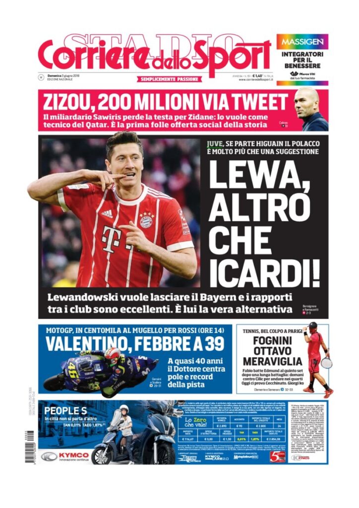 Rassegna Bianconera di domenica 3 giugno 2018 1 CDS3618