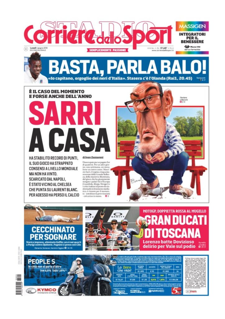 Rassegna Bianconera di lunedì 4 giugno 2018 2 CDS4618