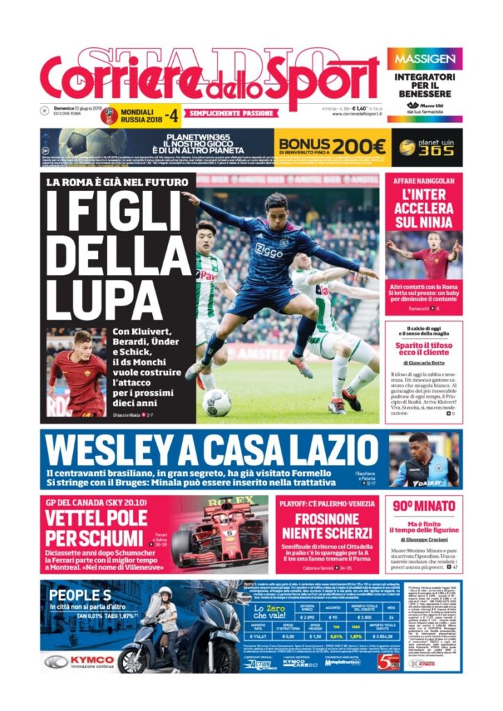 Rassegna Bianconera di domenica 10 giugno 2018 3 CS10618