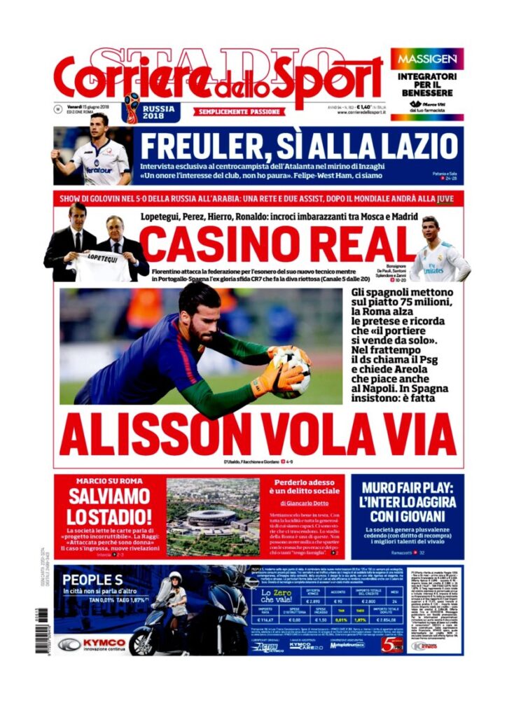 Rassegna Bianconera di venerdì 15 giugno 2018 2 CS15618