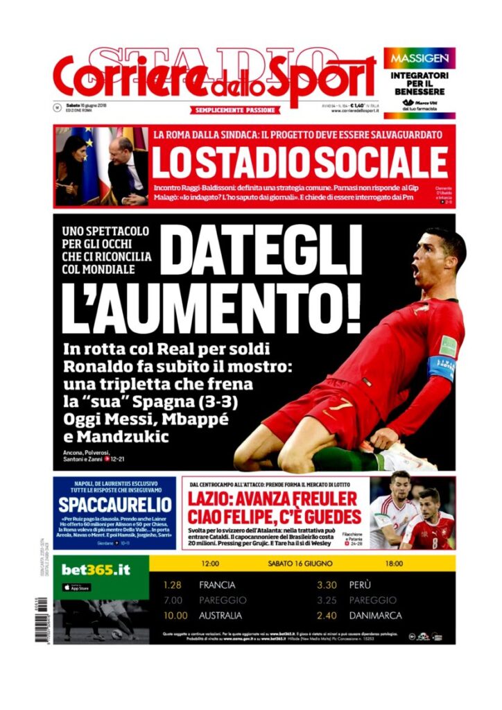 Rassegna Bianconera di sabato 16 giugno 2018 2 CS16618