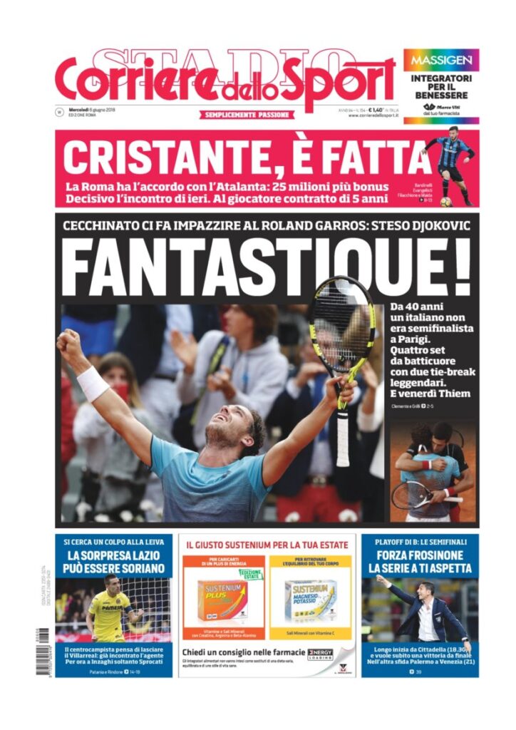 Rassegna Bianconera di mercoledì 6 giugno 2018 2 CS6618