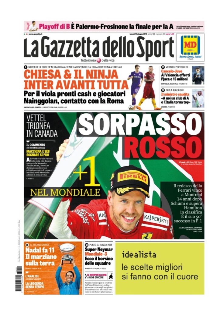 Rassegna Bianconera di lunedì 11 giugno 2018 4 GDS11618