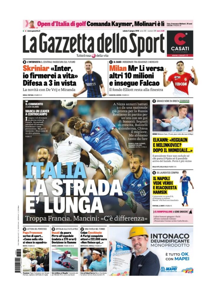 Rassegna Bianconera di sabato 2 giugno 2018 5 GDS2618