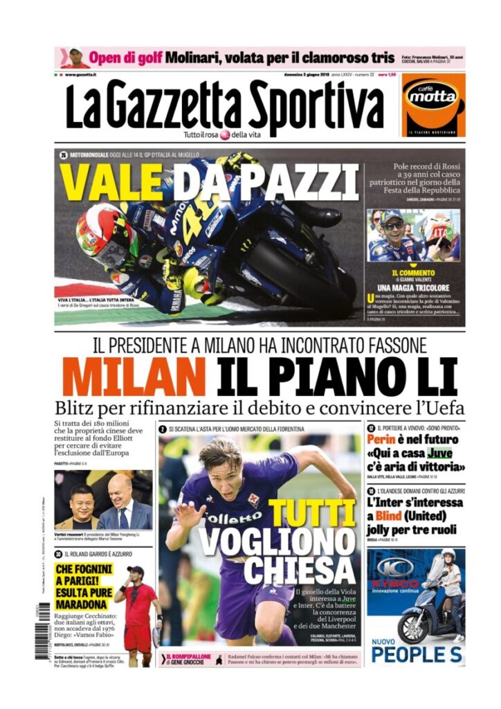 Rassegna Bianconera di domenica 3 giugno 2018 3 GDS3618