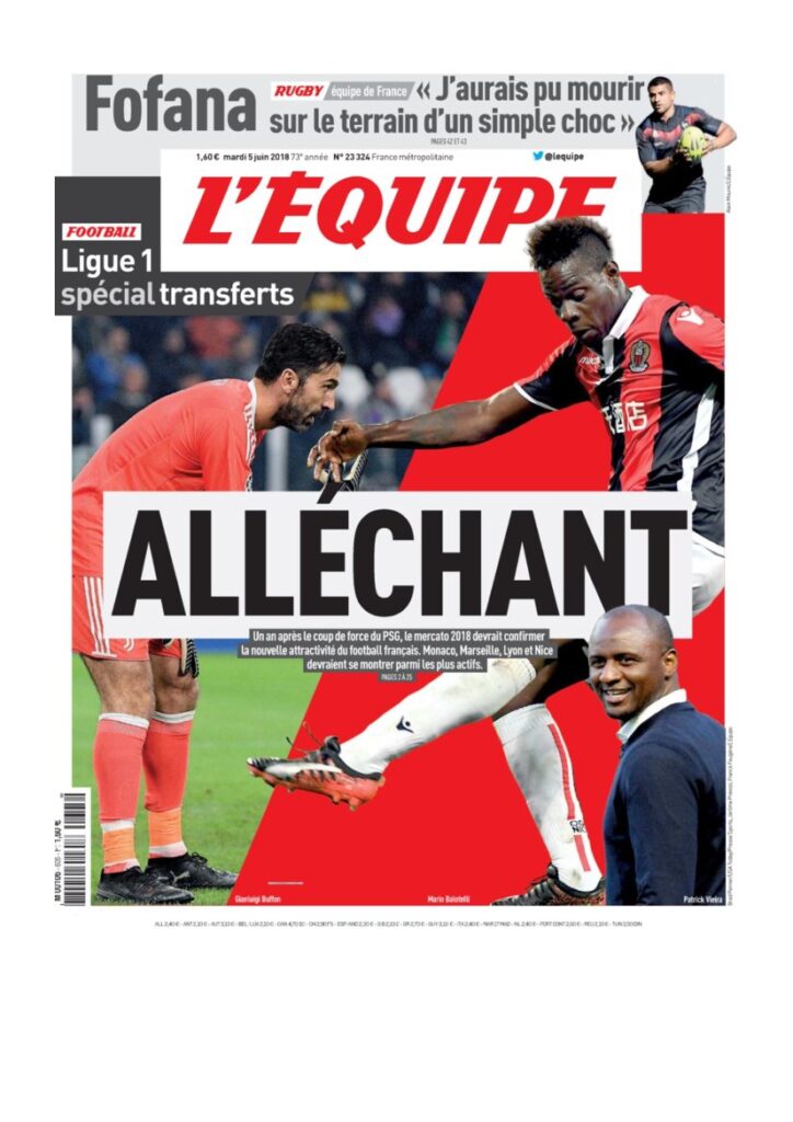 Rassegna Bianconera di martedì 5 giugno 2018 6 T2 2