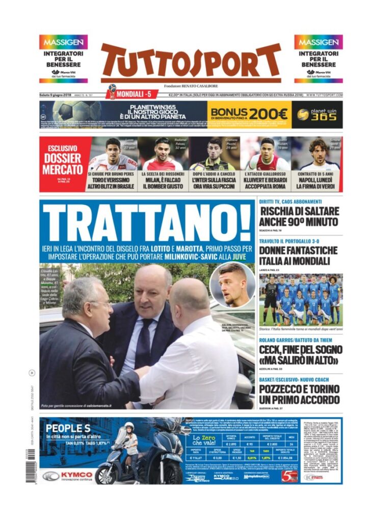 Rassegna Bianconera di sabato 9 giugno 2018 1 TS9618