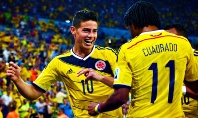 rodriguez cuadrado esultanza colombia giugno 2014