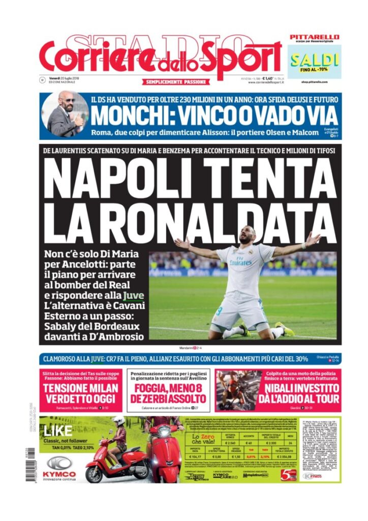 Rassegna Bianconera di venerdì 20 luglio 2018 3 CDS20718