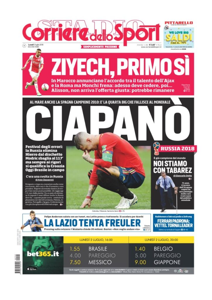 Rassegna Bianconera di lunedì 2 luglio 2018 3 CS2718