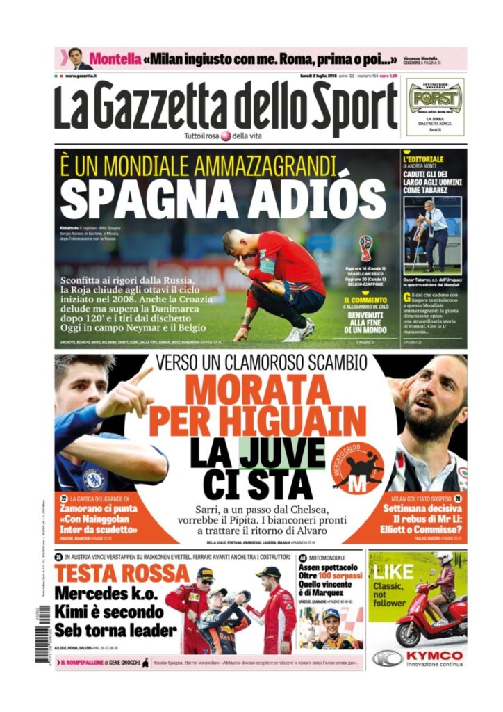 Rassegna Bianconera di lunedì 2 luglio 2018 4 GDS2718