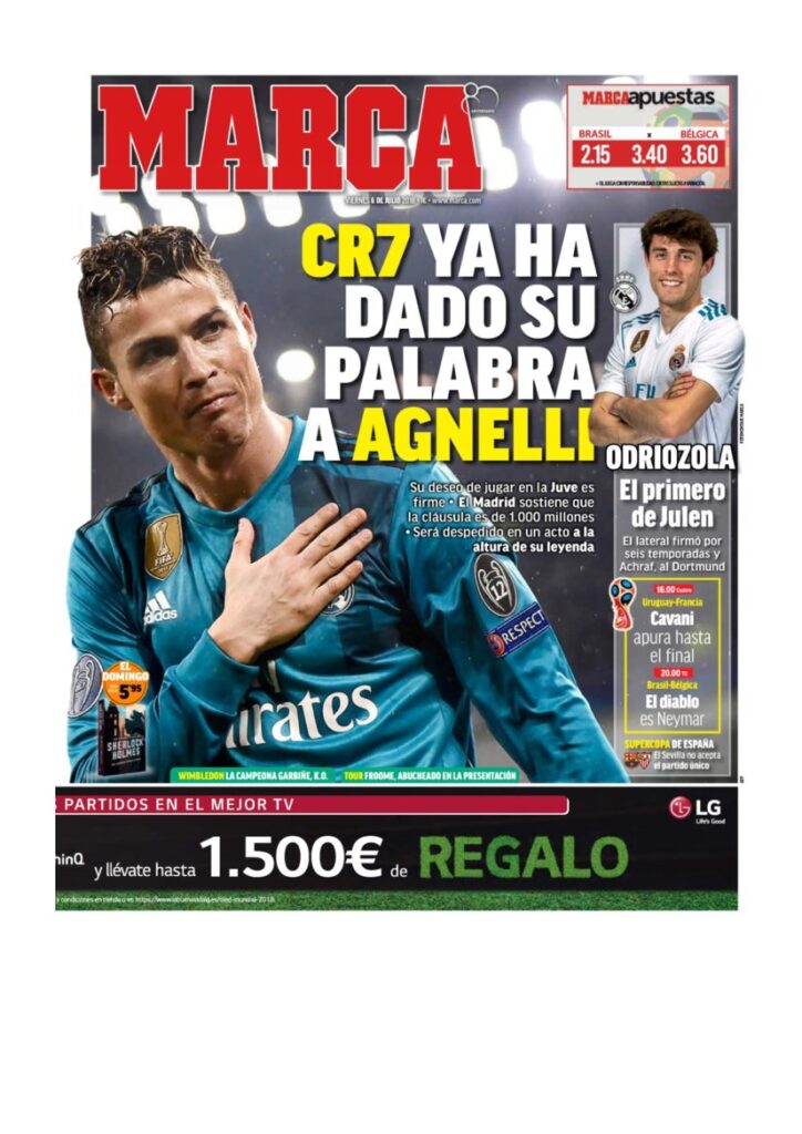 Rassegna Bianconera di venerdì 6 luglio 2018 3 T 3