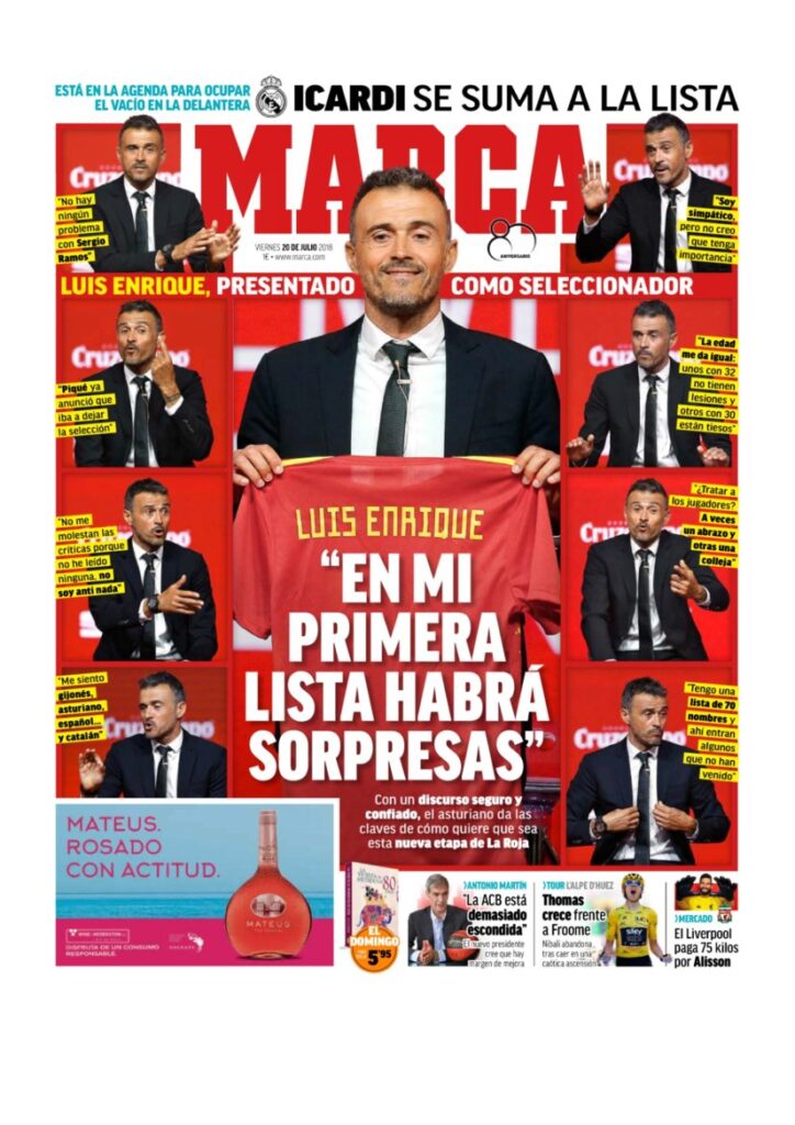 Rassegna Bianconera di venerdì 20 luglio 2018 5 T 7