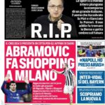 Prime pagine sportive: ecco i giornali in edicola oggi 26 luglio 2018 42 corriere dello sport 2018 07 26 5b58f36830ce0
